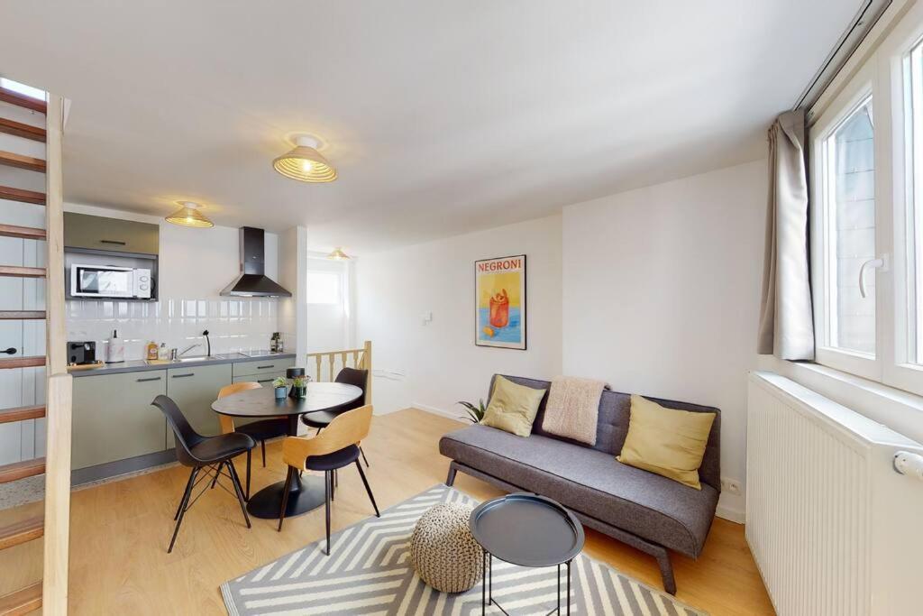 La Mezzanine Sur Les Toits - Opera/St-Lambert Apartment Liege Bagian luar foto